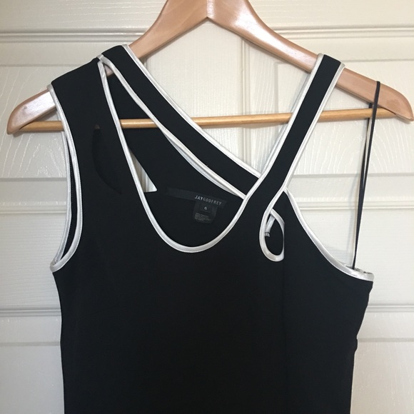 NWOT Jay Godfrey Mini Dress - One Shoulder LBD - Picture 2 of 8